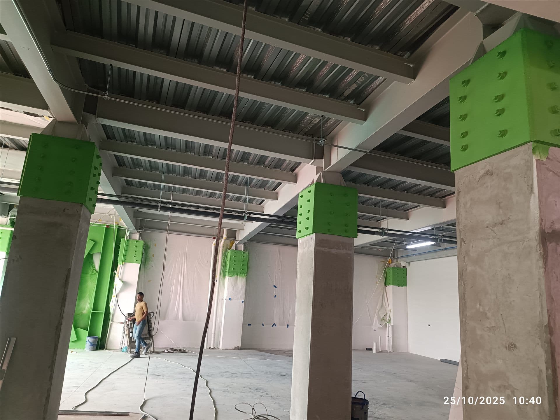 Estructura tratada en planta libre.